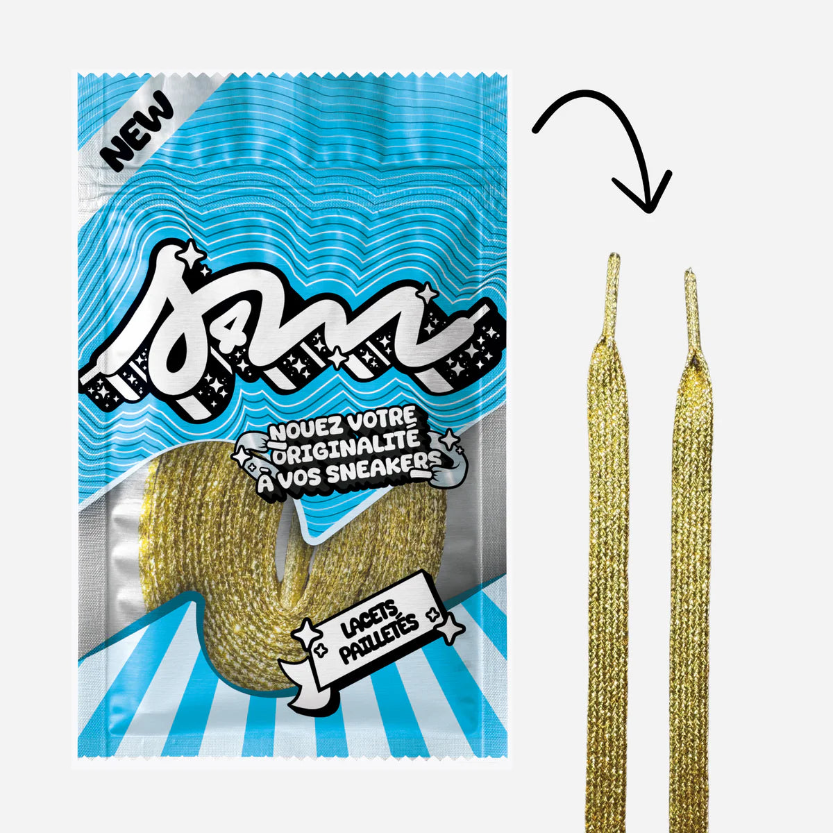 Laces - Sell 4 Me - Glittery Lace (Gold)