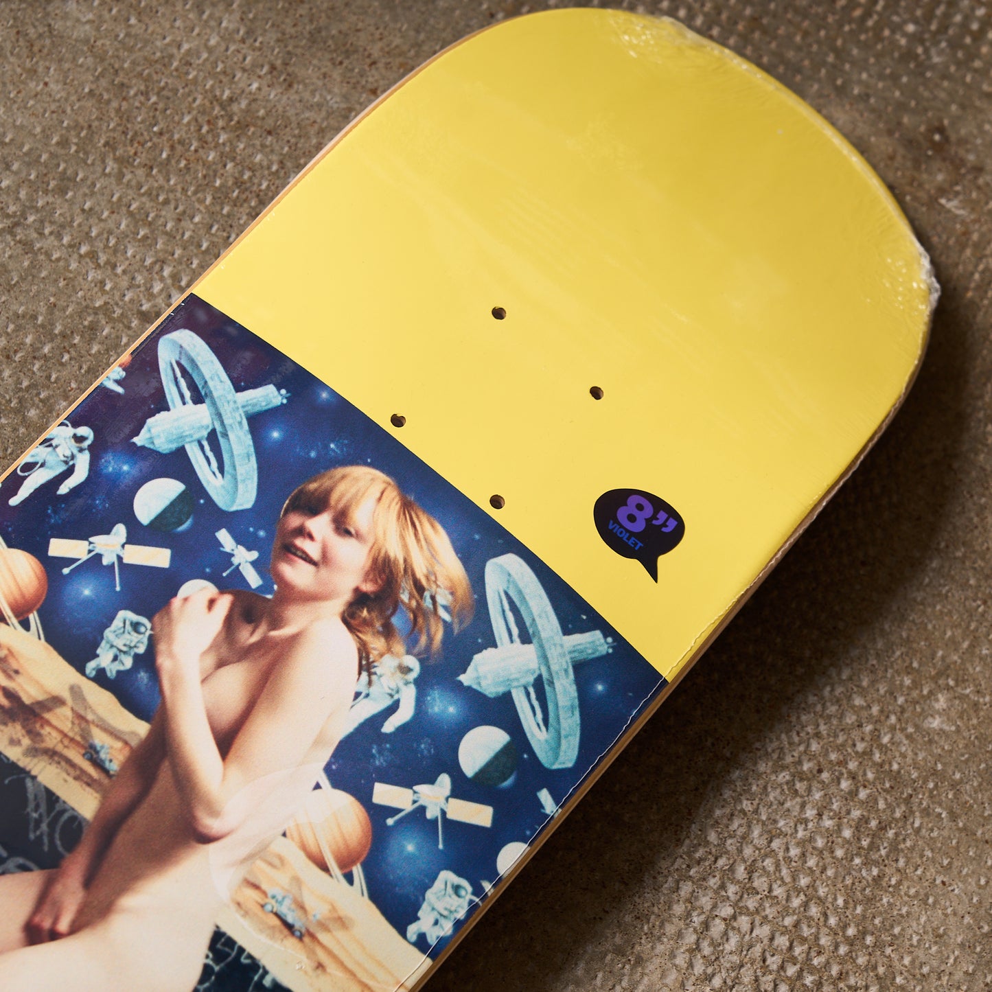 Violet Skateboards - Ryan McGinley "Lizzy" Deck (Yellow) 8