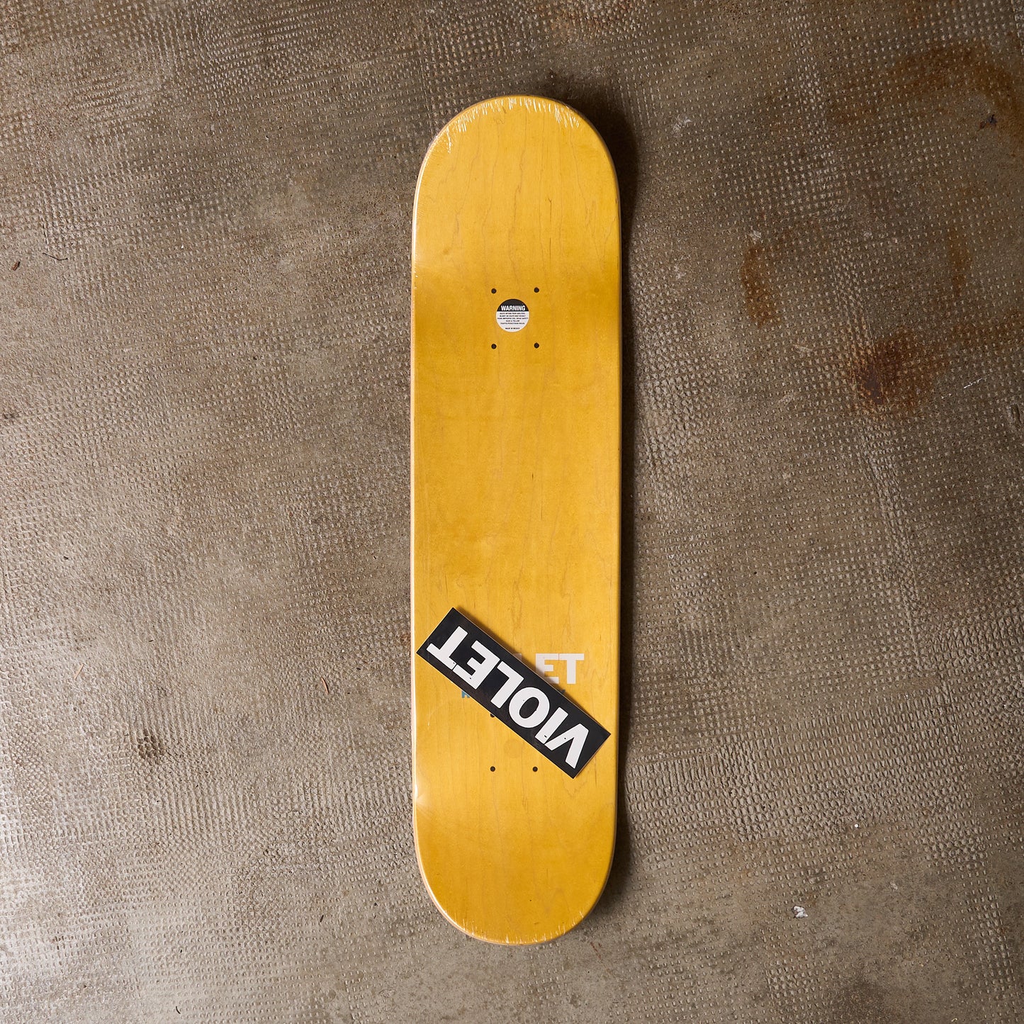 Violet Skateboards - Ryan McGinley "Lizzy" Deck (Yellow) 8