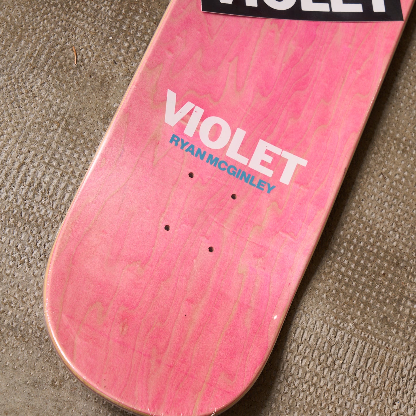 Violet Skateboards - Ryan McGinley "Lizzy" Deck (Pink) 8.18