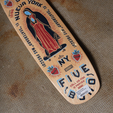 5 Boro Skateboards - Cinco Barrios Cruiser Natrual Large Deck