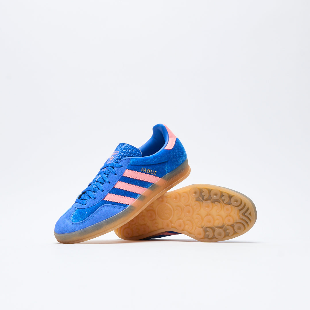 ADIDAS Originals - Gazelle Indoor W (Blue/Semi Pink Spark/Gum)