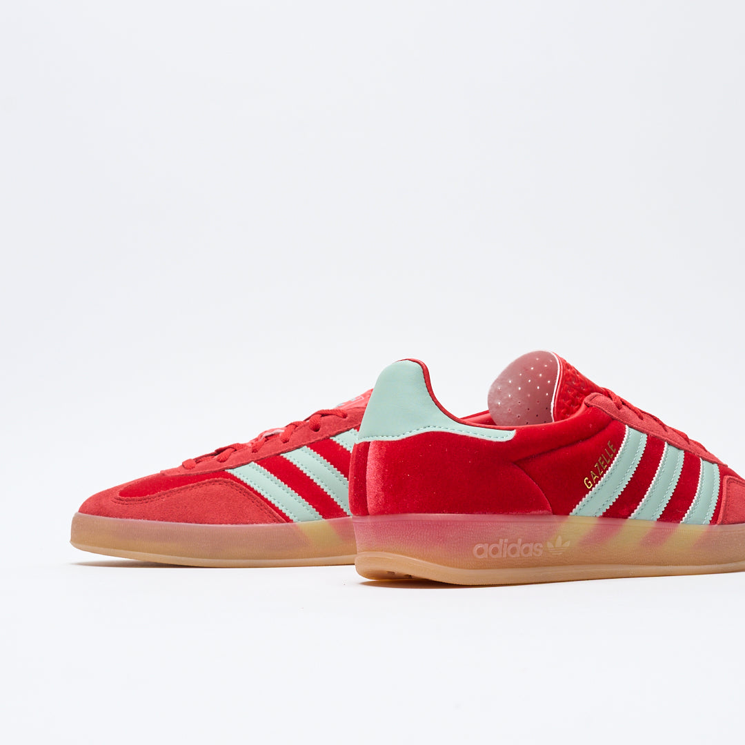 ADIDAS Originals - Gazelle Indoor W (Better Scarlet/Hazy Green/Gum)