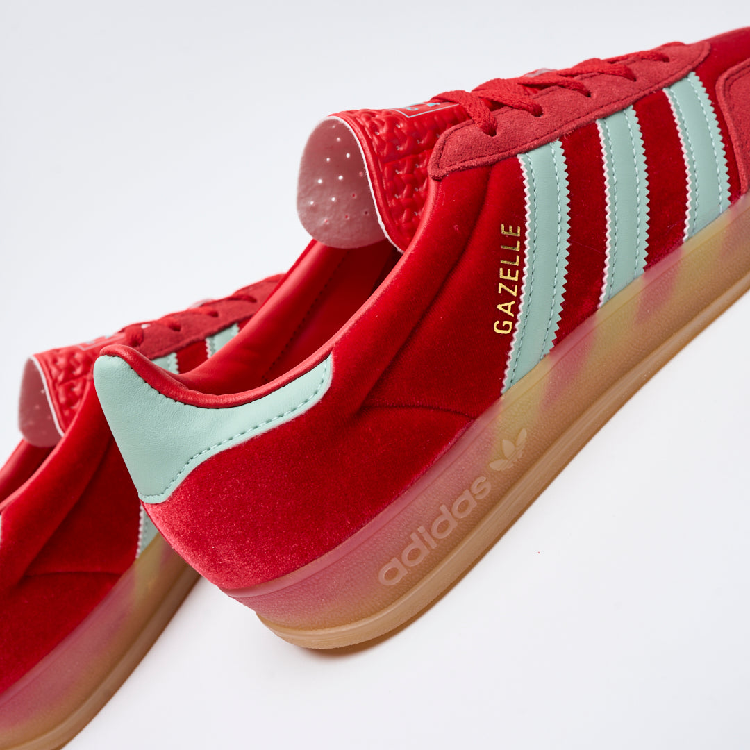 ADIDAS Originals - Gazelle Indoor W (Better Scarlet/Hazy Green/Gum)