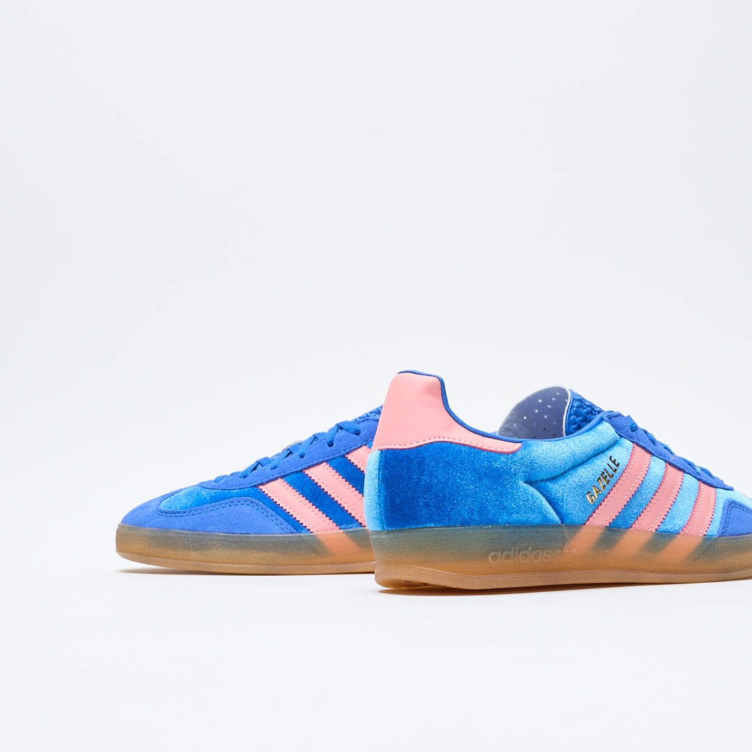 ADIDAS Originals - Gazelle Indoor W (Blue/Semi Pink Spark/Gum)