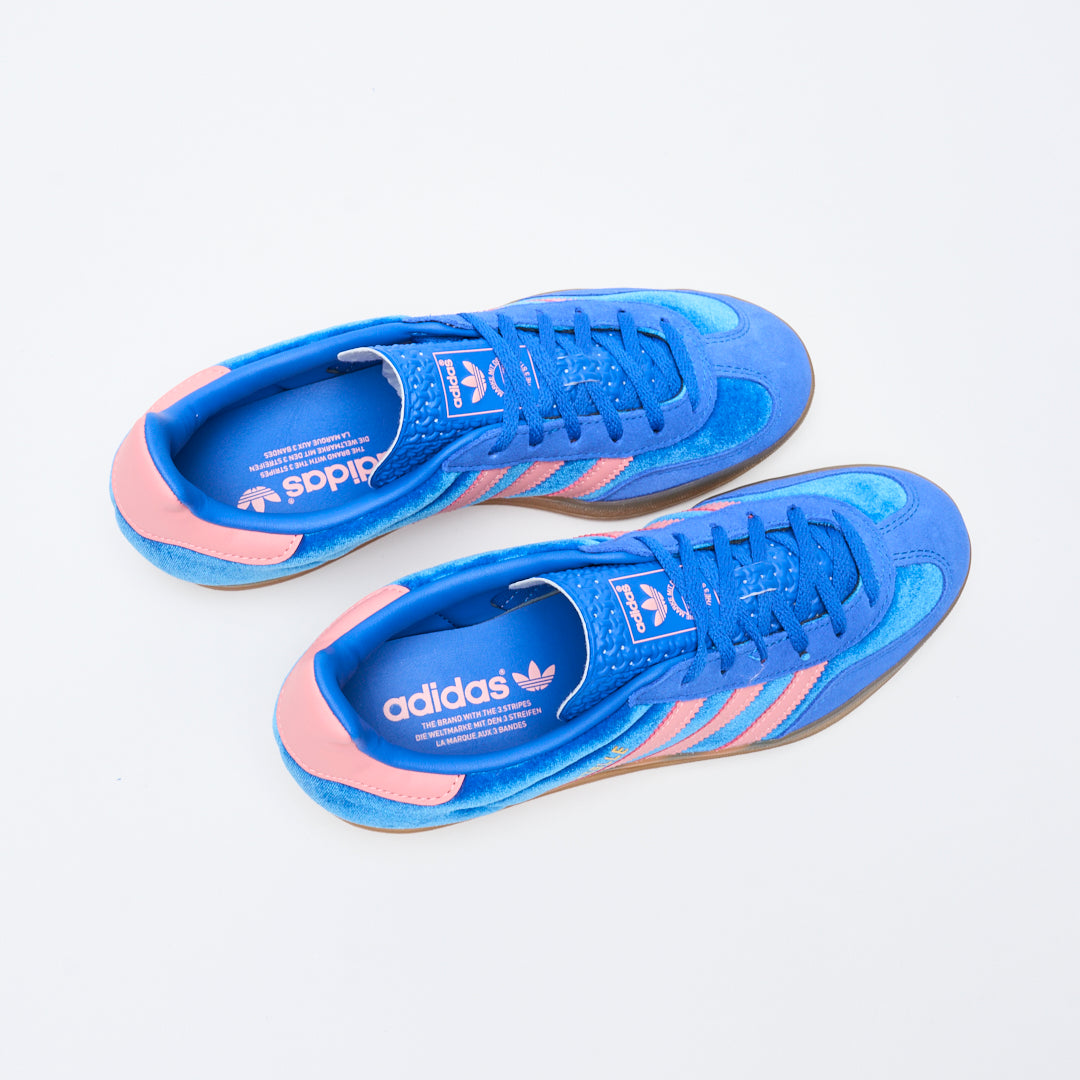 ADIDAS Originals - Gazelle Indoor W (Blue/Semi Pink Spark/Gum)
