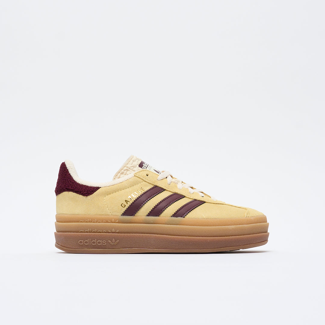 Adidas Originals - W Gazelle Bold (Almost Yellow/Maroon) MILK STORE Adidas Originals - W Gazelle Bold (Almost Yellow/Maroon) MILK STORE