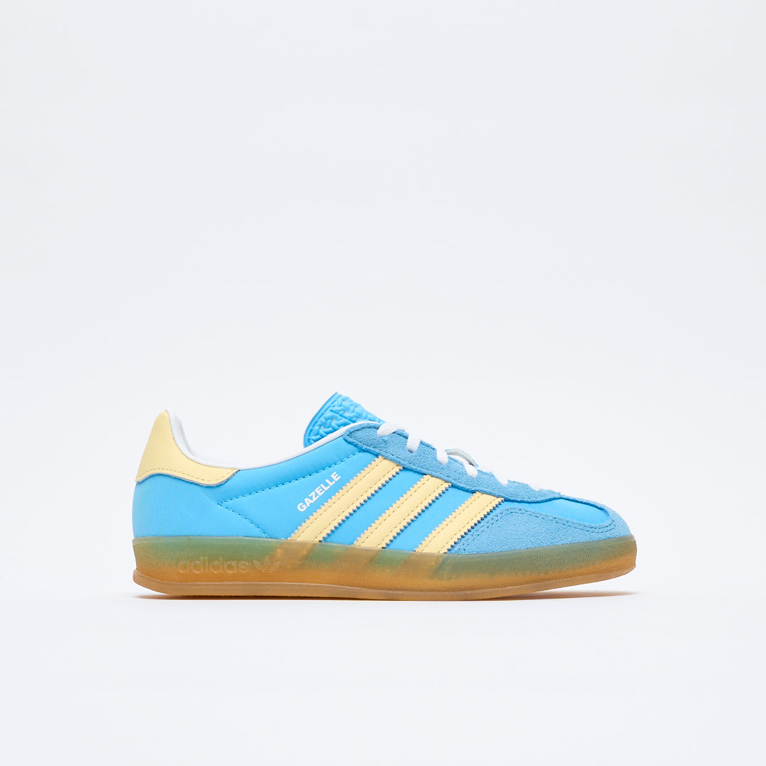  ADIDAS Originals - W Gazelle Indoor (Semi Blue Burst/Almost Yellow)