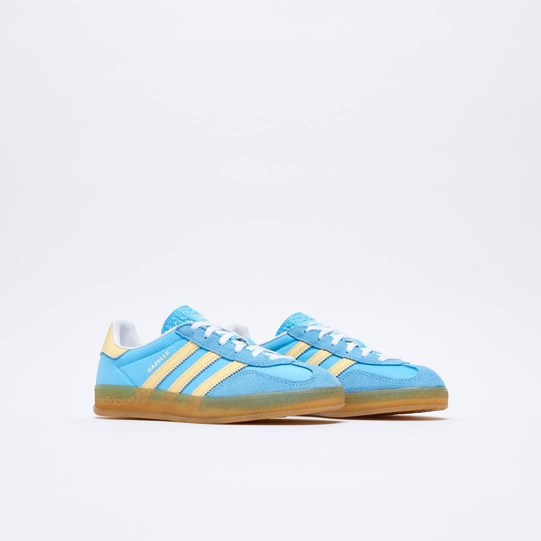 ADIDAS Originals - W Gazelle Indoor (Semi Blue Burst/Almost Yellow)