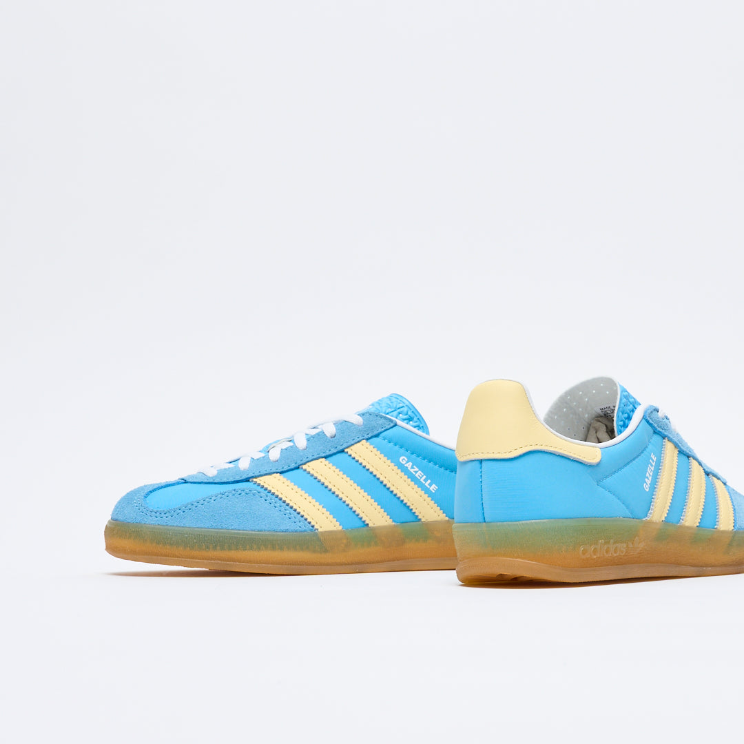 ADIDAS Originals - W Gazelle Indoor (Semi Blue Burst/Almost Yellow)