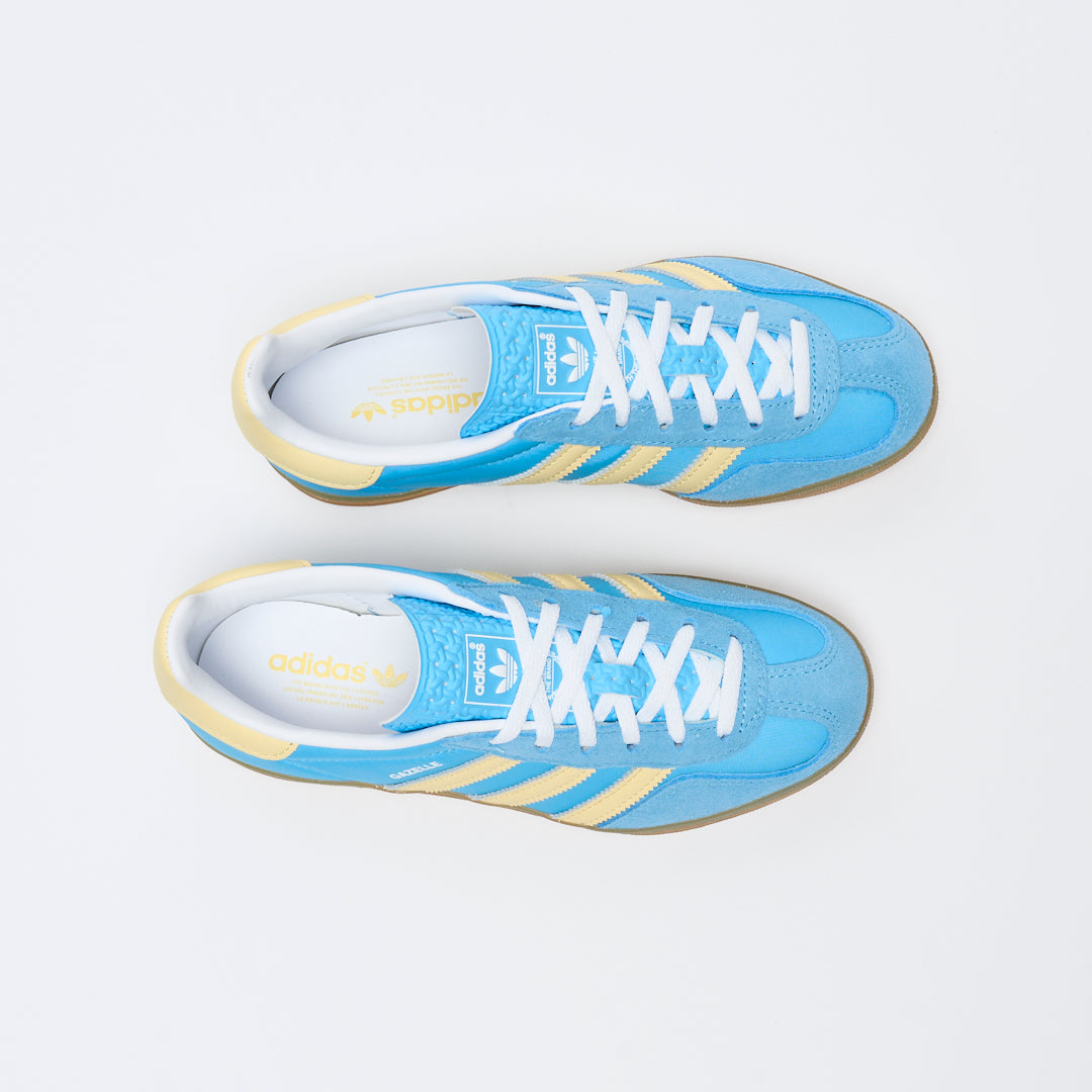 ADIDAS Originals - W Gazelle Indoor (Semi Blue Burst/Almost Yellow)