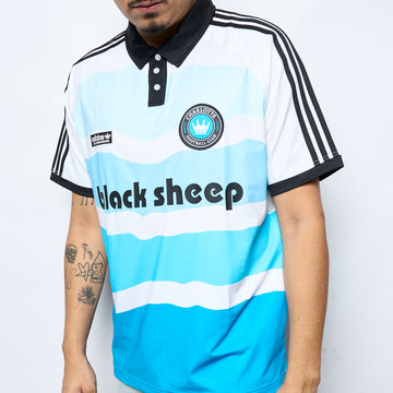 ADIDAS SKATE x Black Sheep - Football Jersey SS "Charlotte FC" (White)