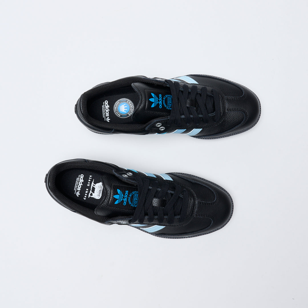 ADIDAS SKATE x Black Sheep - Samba ADV "Charlotte FC" (Core Black/Footwear White)