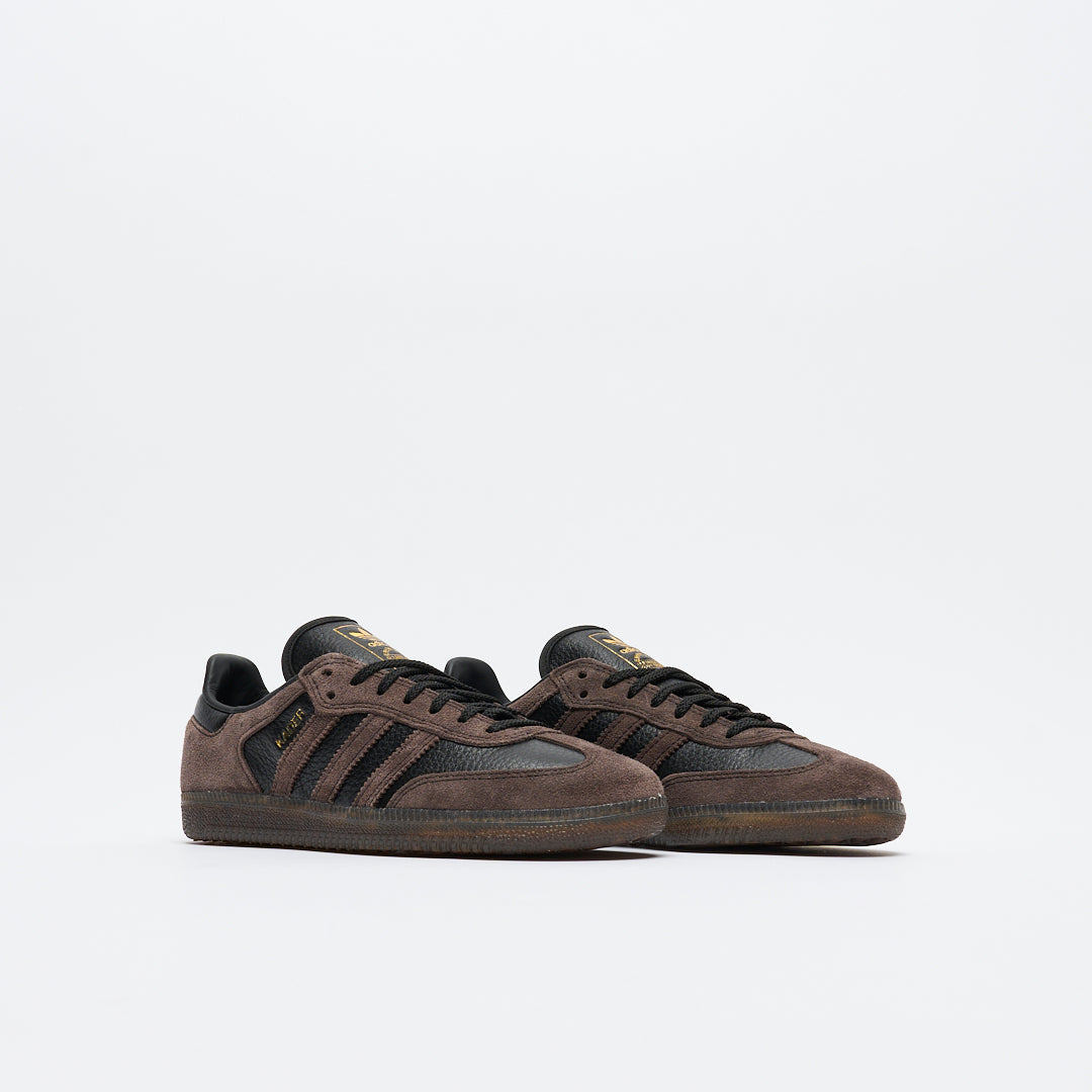 ADIDAS Skate - Samba ADV x Kader (Core Black/Brown/Gum 5)