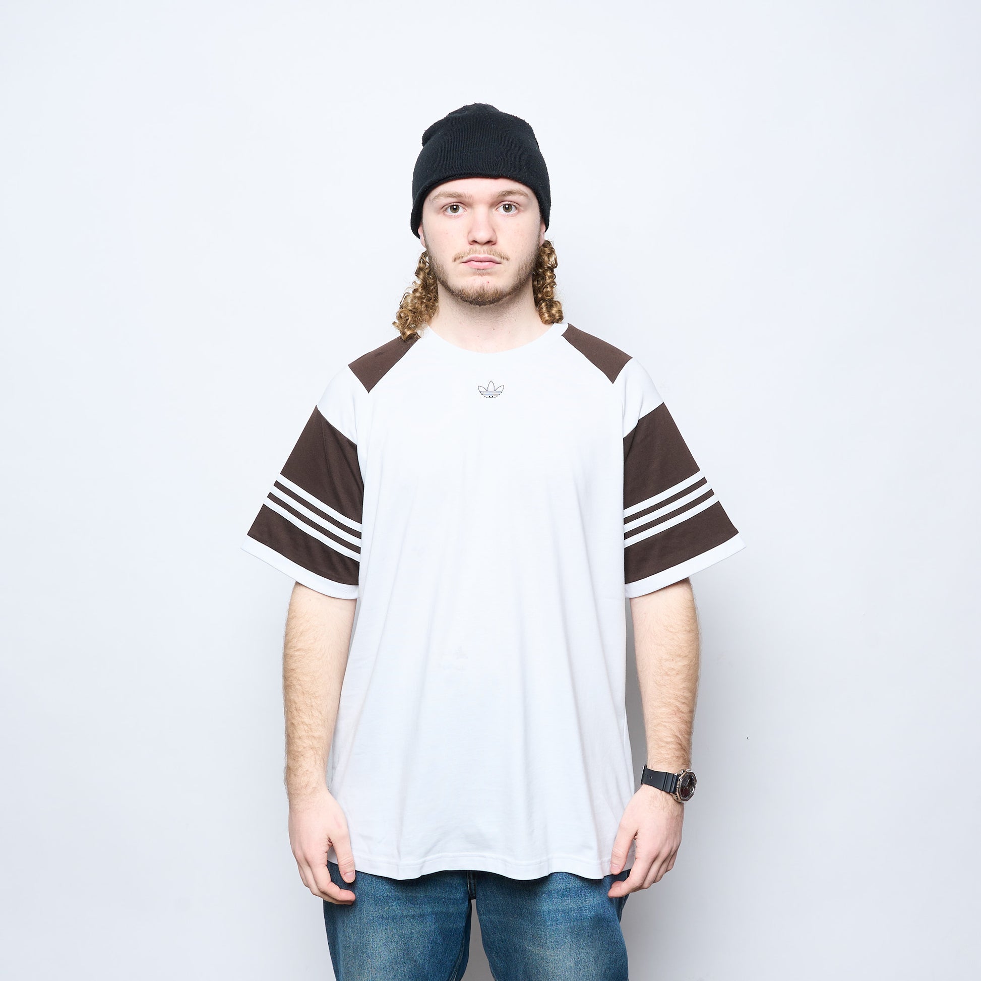 ADIDAS Skateboarding - Tyshawn Tee (White/Brown)