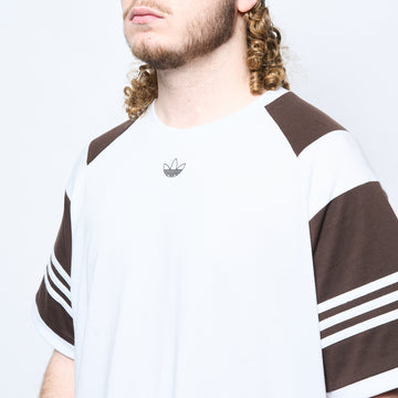 ADIDAS Skateboarding - Tyshawn Tee (White/Brown)