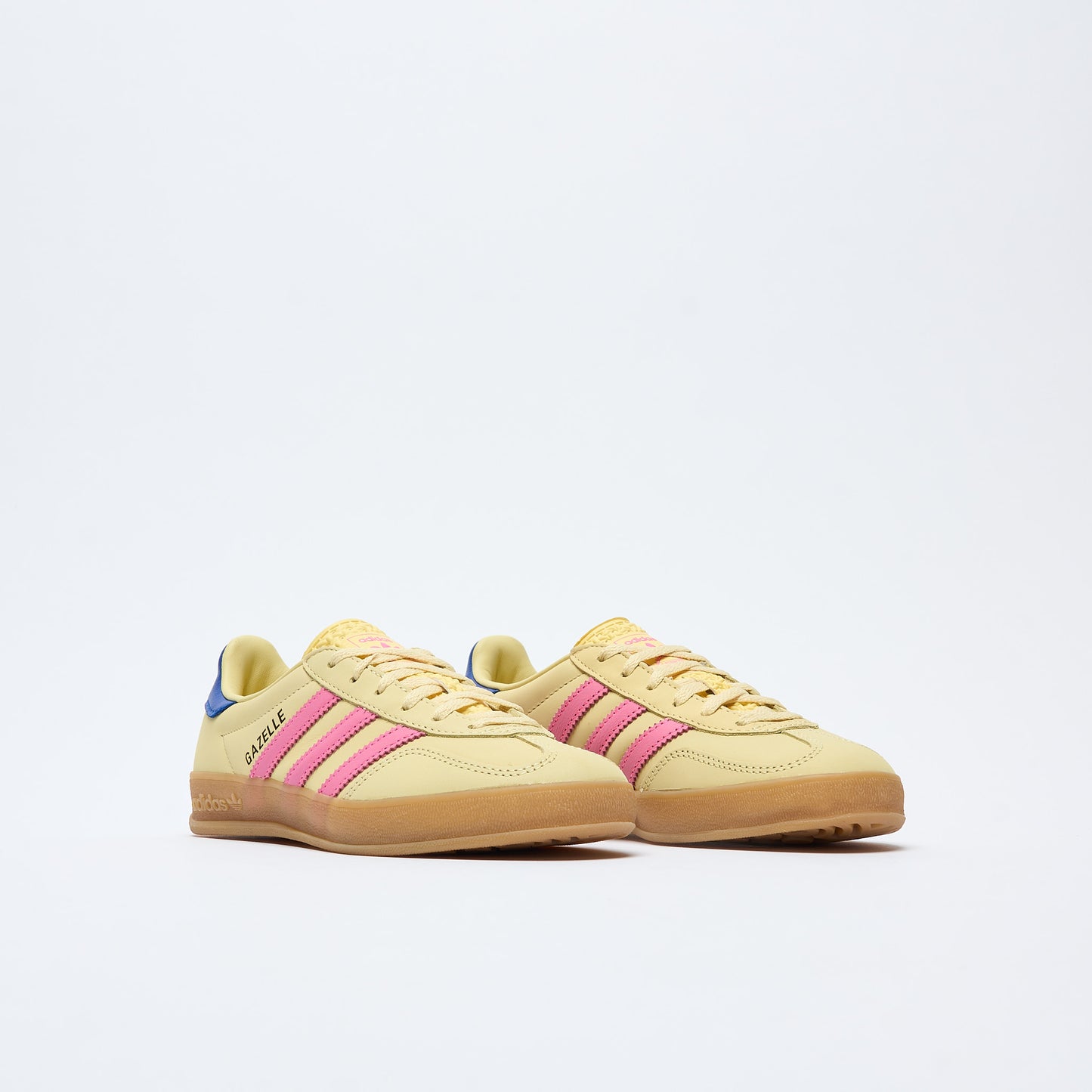 ADIDAS Originals - Gazelle Indoor W (Powder Yellow/Lucid Pink/Royal Blue)