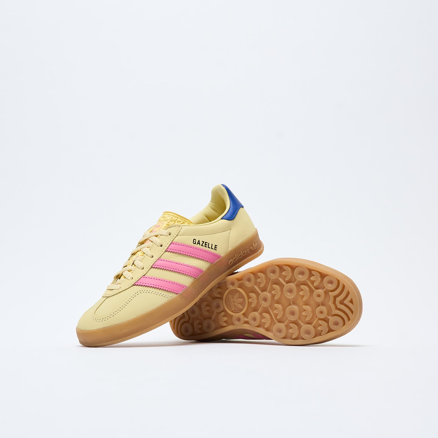 ADIDAS Originals - Gazelle Indoor W (Powder Yellow/Lucid Pink/Royal Blue)