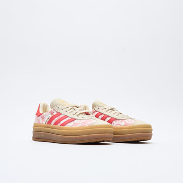 Liberty London x ADIDAS Originals - Gazelle Bold (White/Crew White/Beta Scarlett)