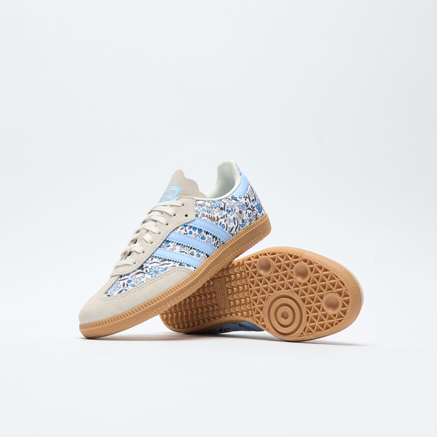 Liberty London x ADIDAS Originals - Samba OG J (Blue/Off White/Gum)