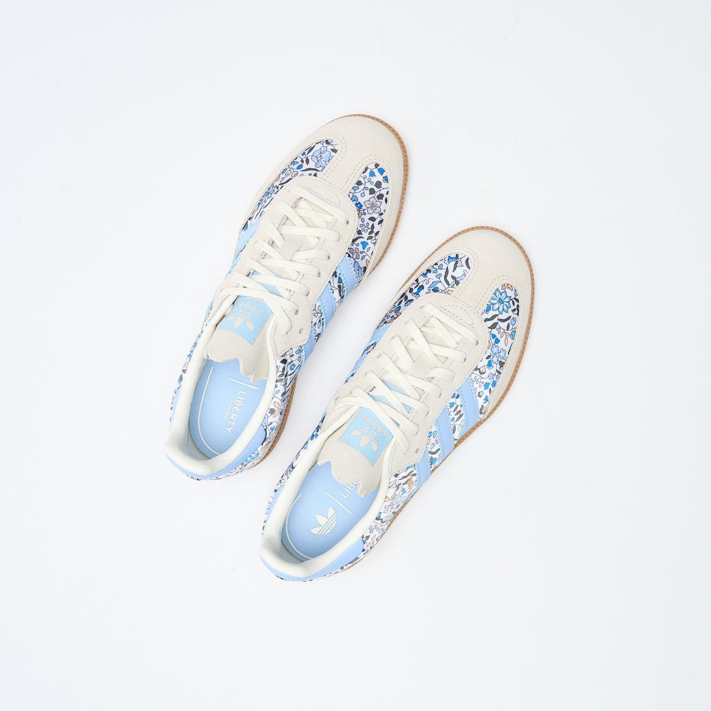 Liberty London x ADIDAS Originals - Samba OG J (Blue/Off White/Gum)