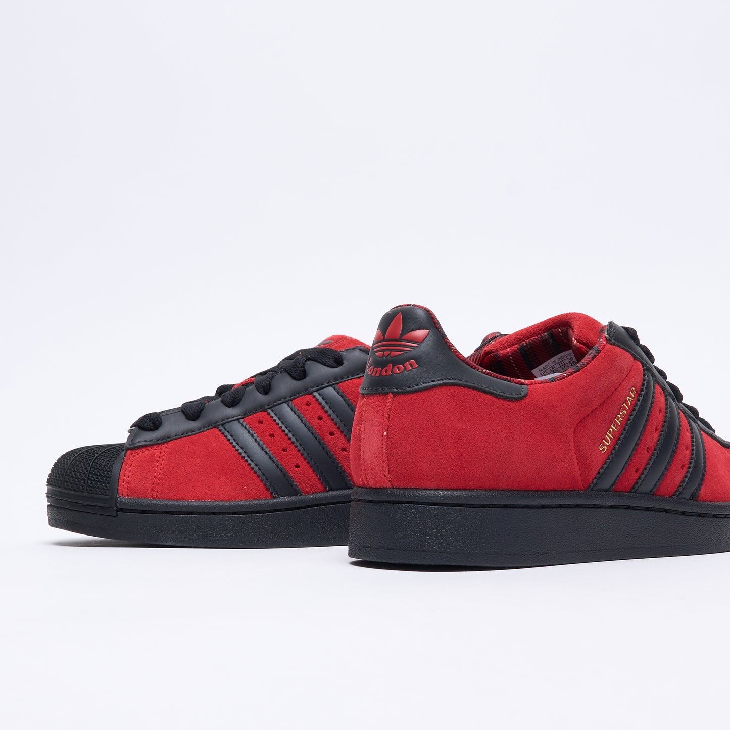ADIDAS Originals - Superstar II "London" (Better Scarlet/Core Black/Matte Gold)