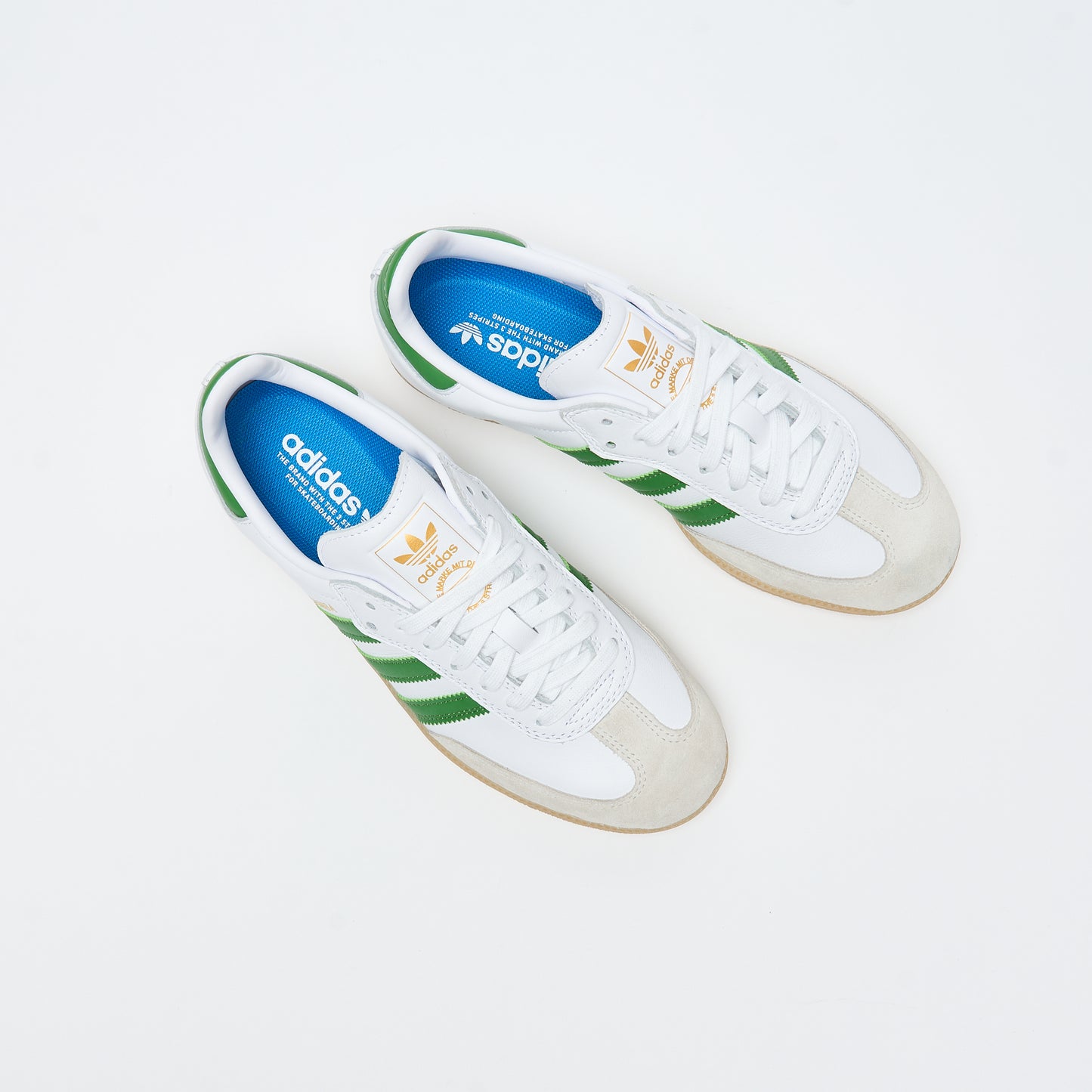 ADIDAS Skateboarding - Samba ADV (Cloud White/Crew Green/Gum)