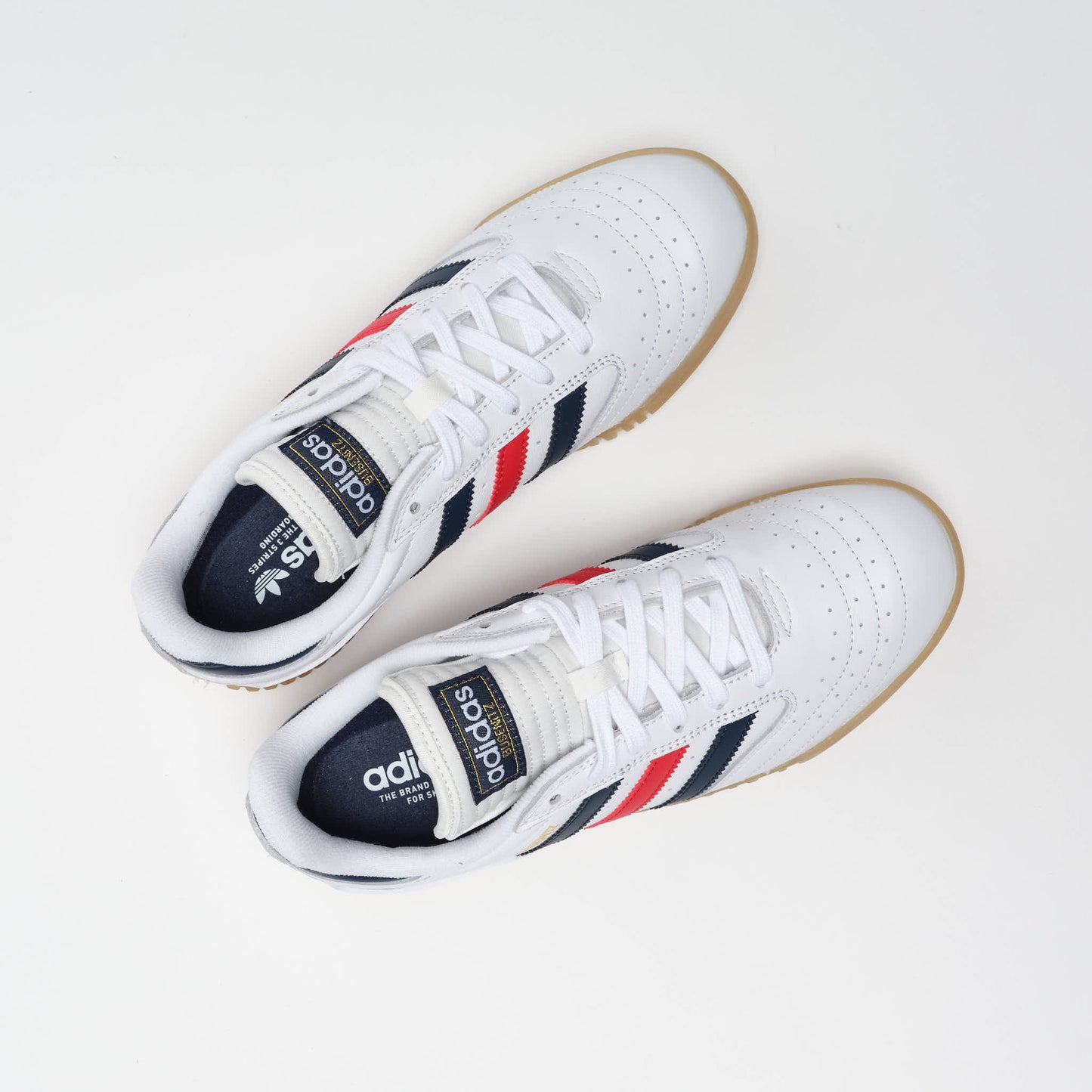 Adidas Skateboarding - Busenitz Indoor Super (White/Navy/Better Scarlet)