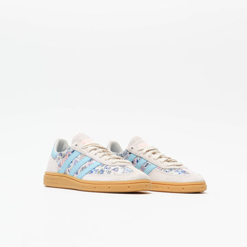 Liberty London x Adidas - Handball Spezial J (Off White/ Ice Blue/ Gum)