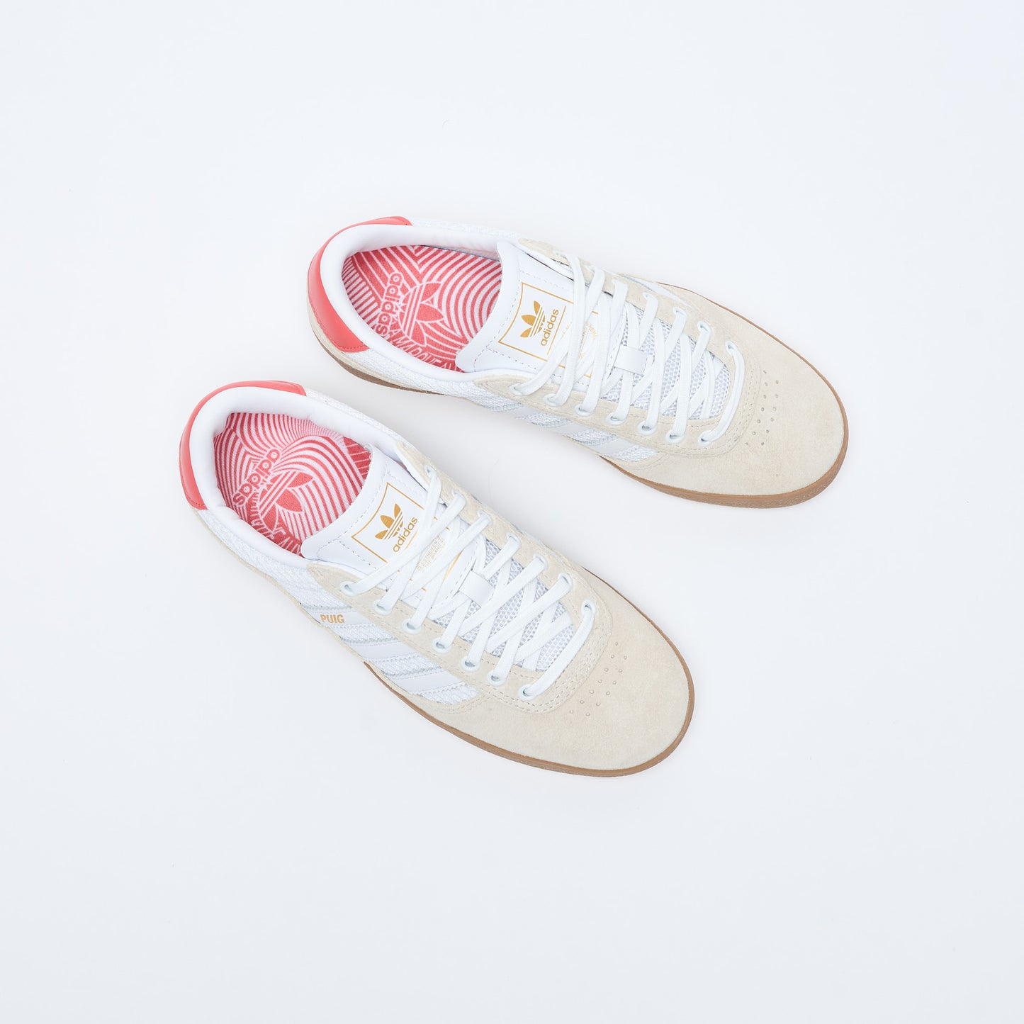 ADIDAS Skateboarding - Puig Indoor (Wonder White/Cloud White/Gum)