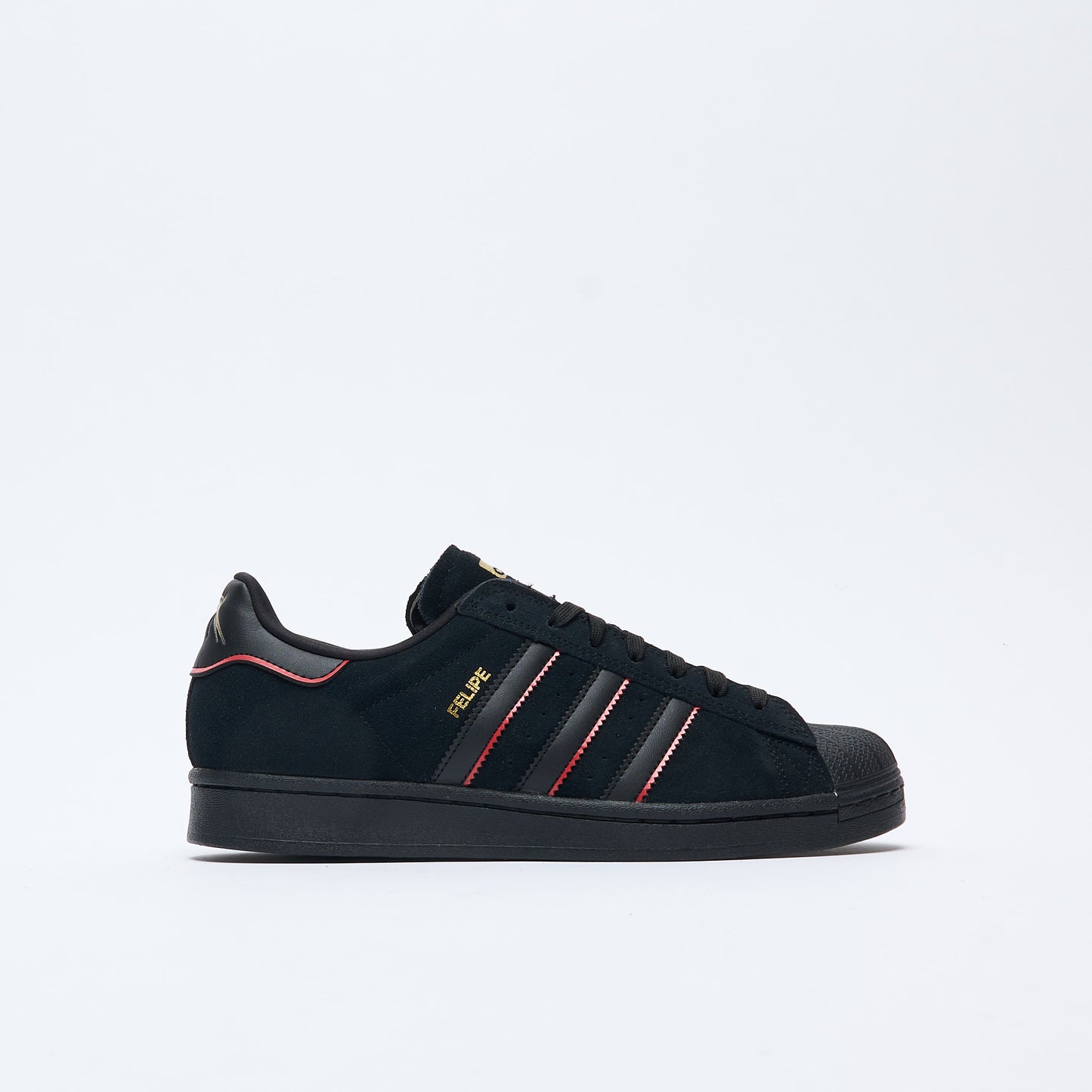ADIDAS Skate - Superstar ADV "Felipe" (Core Black/Better Scarlet/Gold Metallic)