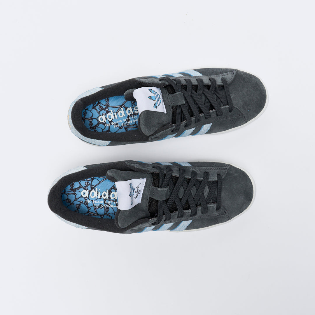 Adidas Skate - Campus 80's ADV x Henry Jones (Carbon/Footwear White/Light Blue)