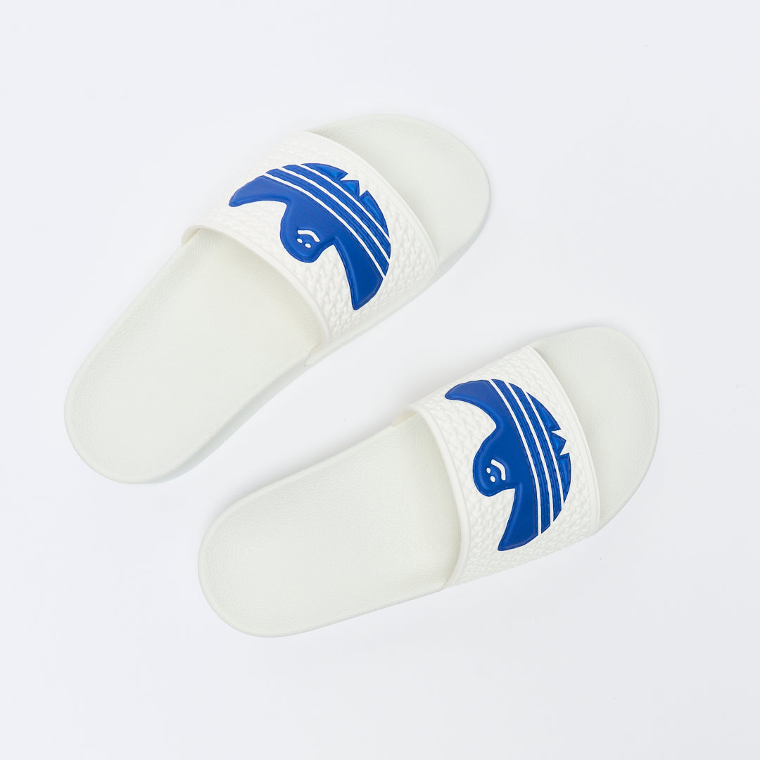 Adidas Skate - Shmoofoil  Slide (White/Blue)