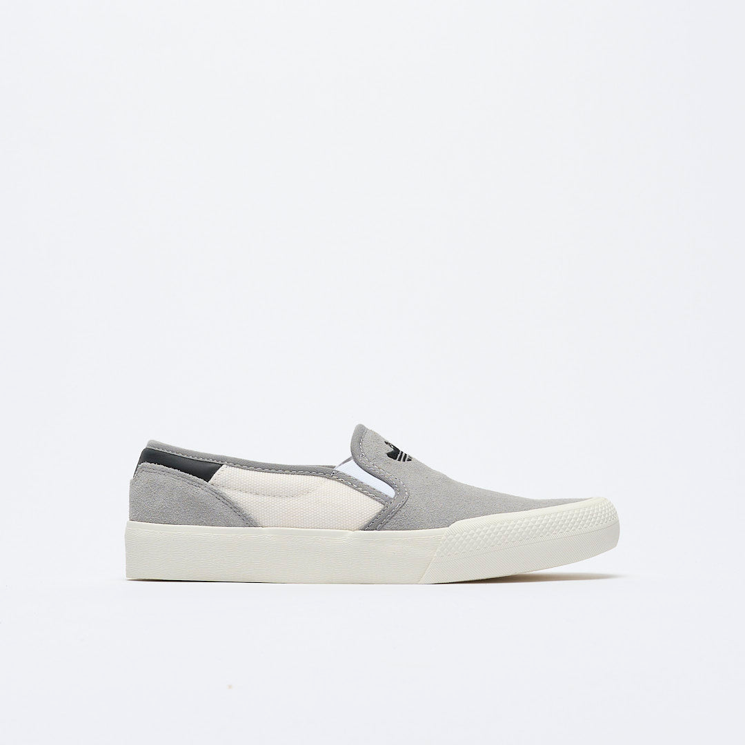 Adidas Skate Shmoofoil Slip on Grey White Black
