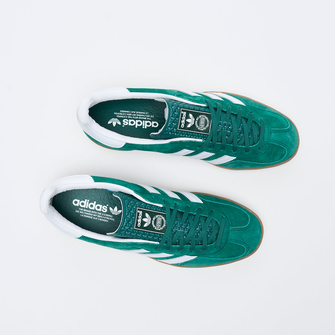 Adidas Originals - Gazelle Indoor (Collegiate Green/Cloud White/Gum)