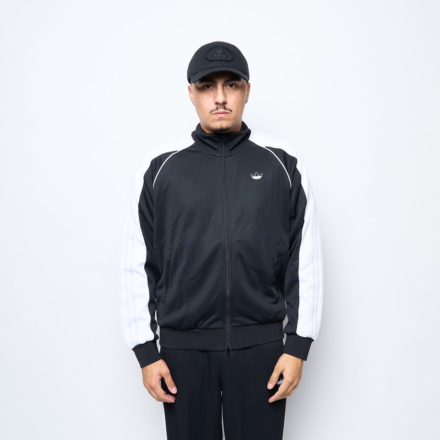 Adidas Skateboarding - Tyshawn Track Jacket (Black/White/Grey)