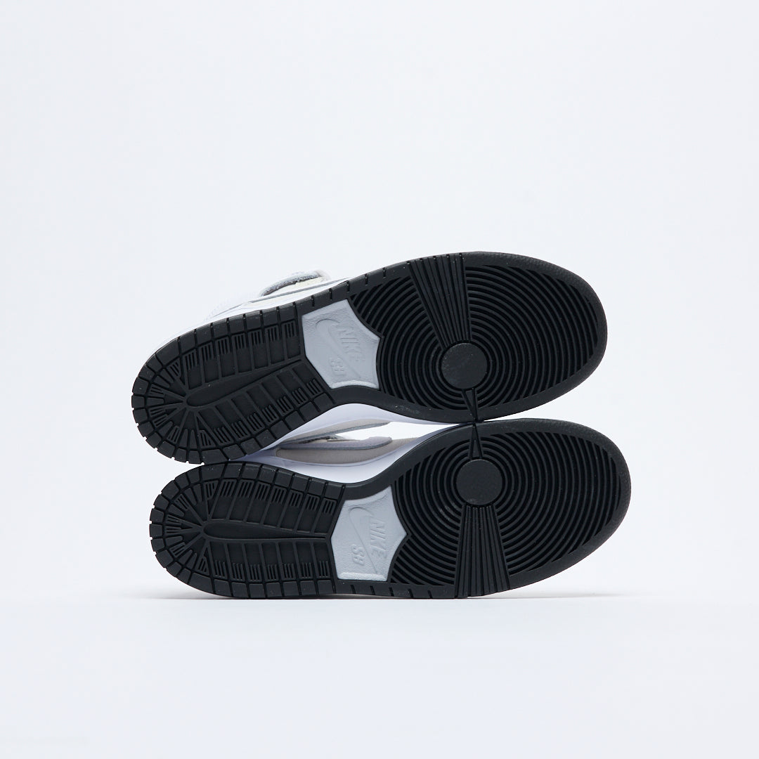 Anti-Hero Skateboards x Nike SB - Dunk High QS (White/White-Black)