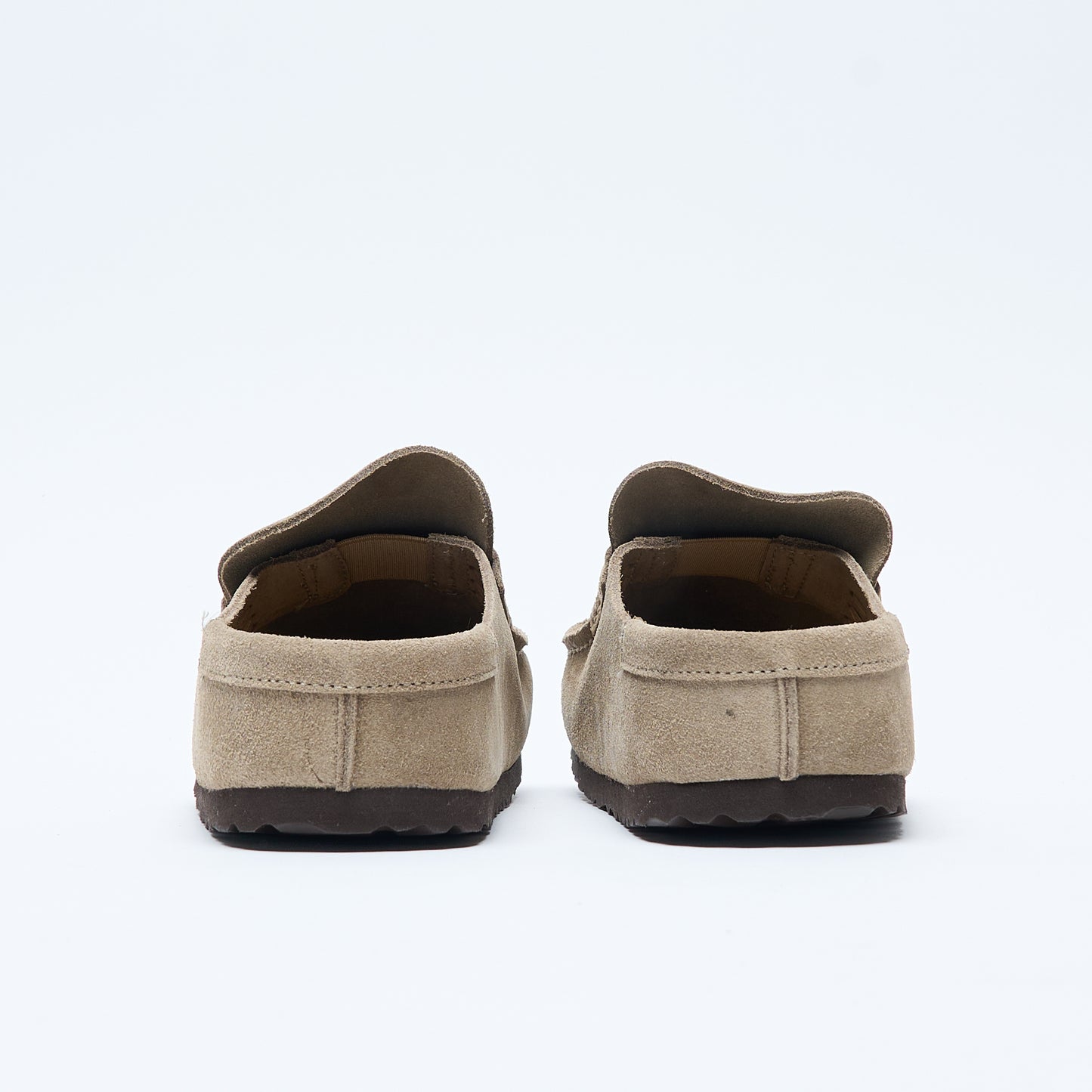 Birkenstock - Naples Wrapped Suede Narrow (Taupe)