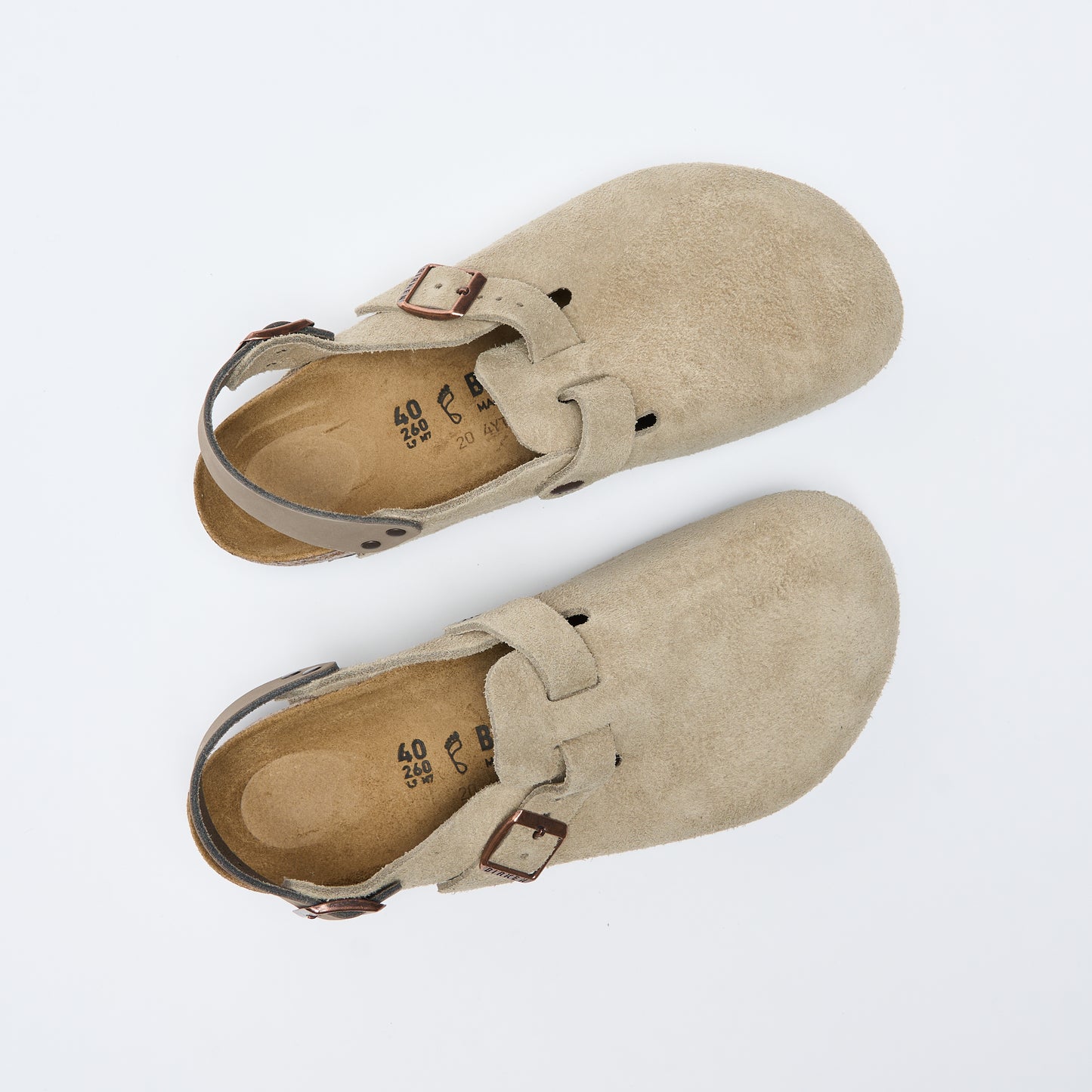 Birkenstock - Tokio II Leve Suede Regular Fit (Taupe)