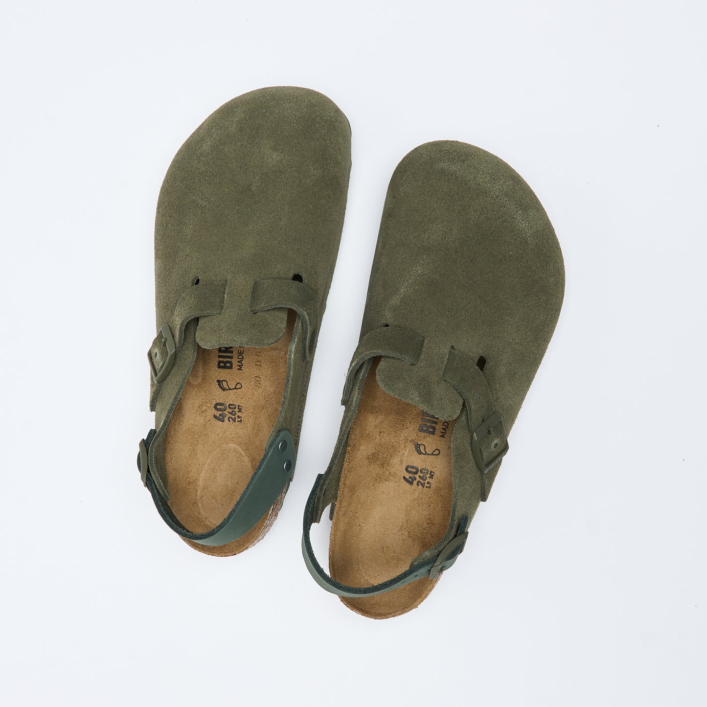 Birkenstock - Tokio II Leve Suede Regular Fit (Thyme)