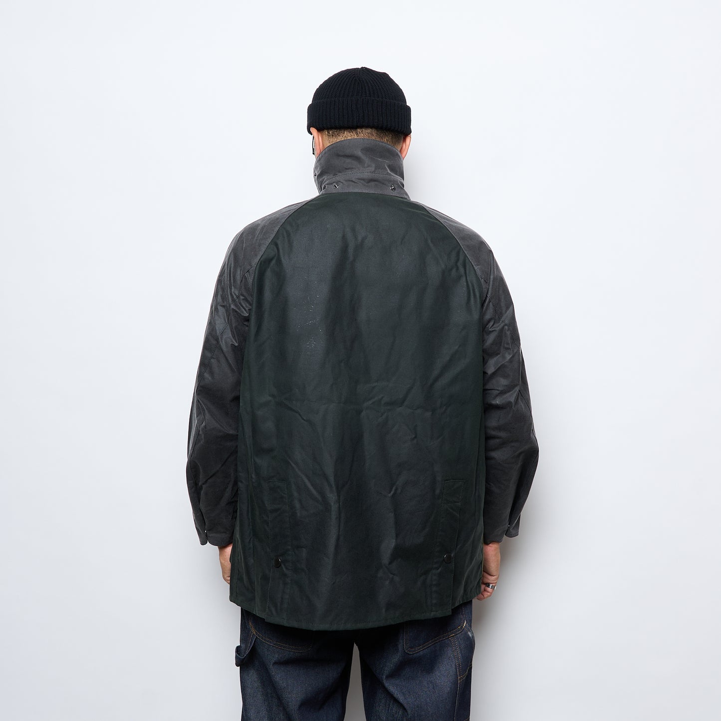 Barbour - Patchwork OS Bedale Wax Jacket (Sage/Multi)