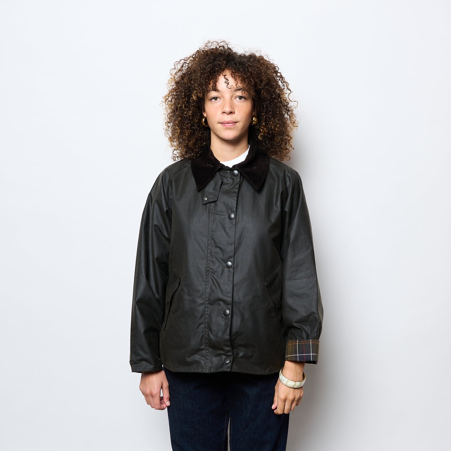 Barbour - Woman Transport Waxed Jacket (Olive/Classic)