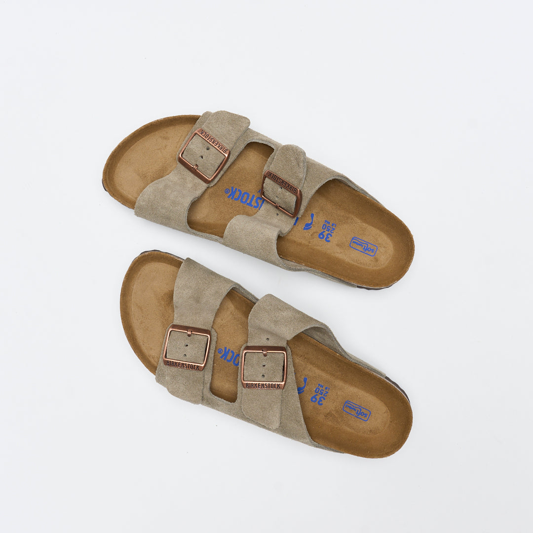 Birkenstock - Arizona SFB Suede (Taupe)