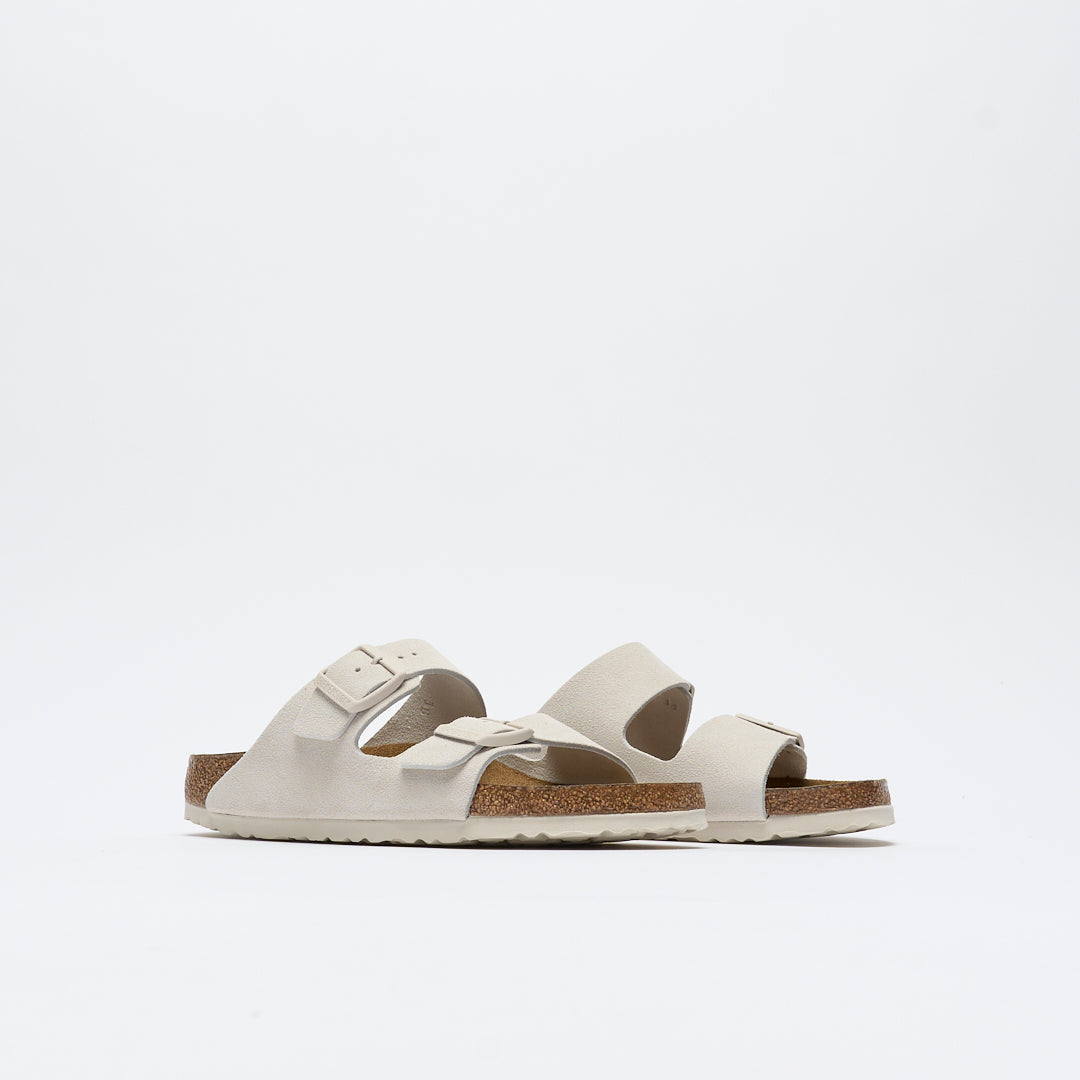 Birkenstock - Arizona SFB VL (Antique White) Narrow fit 