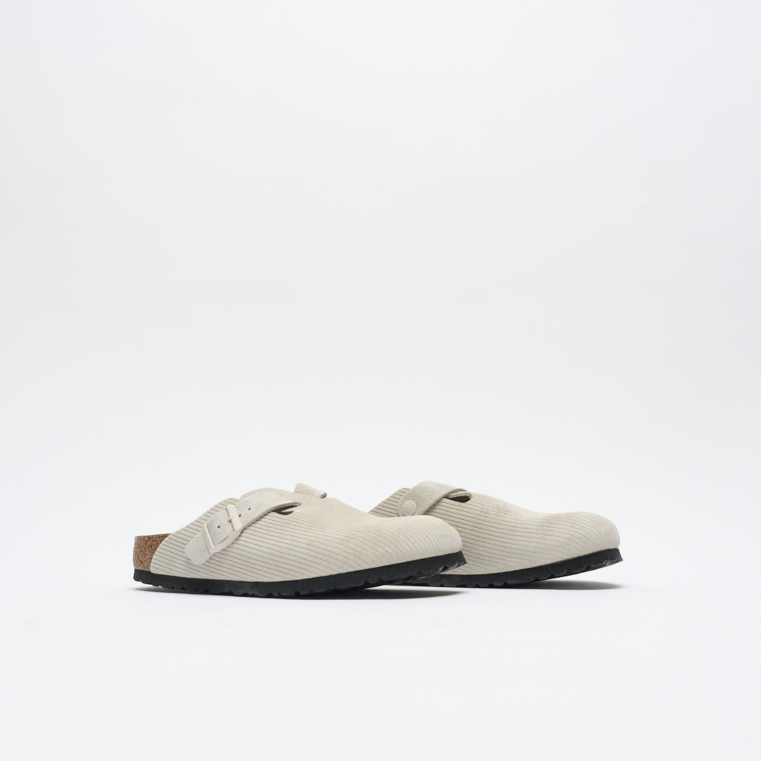 Birkenstock - Boston Corduroy (Antique White)