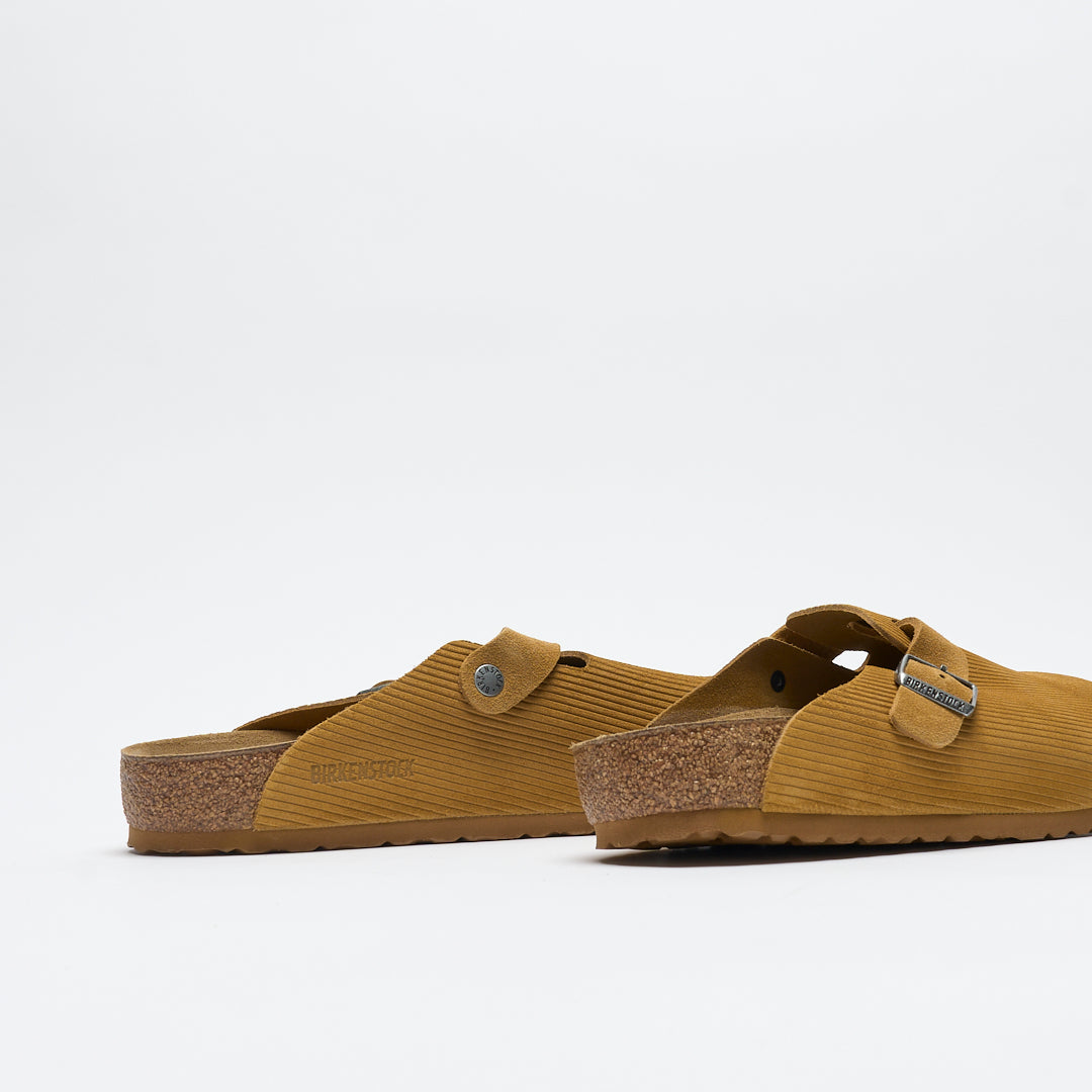 Birkenstock - Boston Corduroy  (Cork Brown)