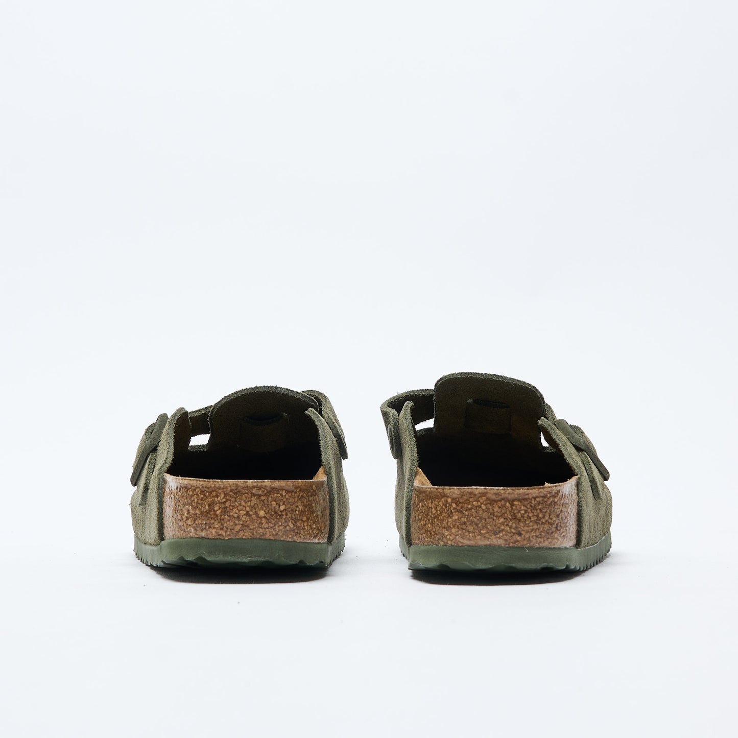 Birkenstock - Boston Suede Narrow Fit (Thyme)