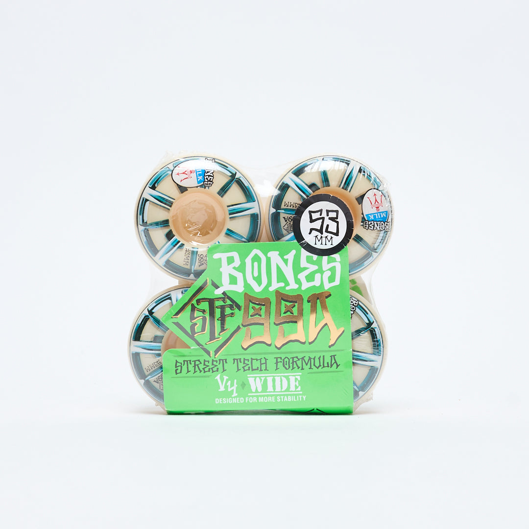 Bones Wheels x MILK - fast and furious V4 99a Wide STF Wheels 53mm