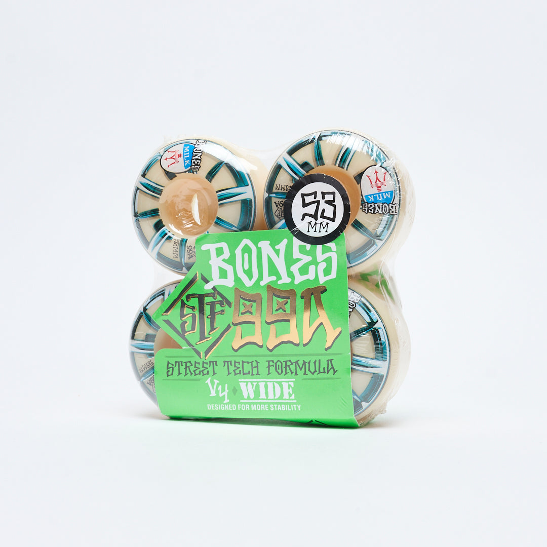 Bones Wheels x MILK - fast and furious V4 99a Wide STF Wheels 53mm