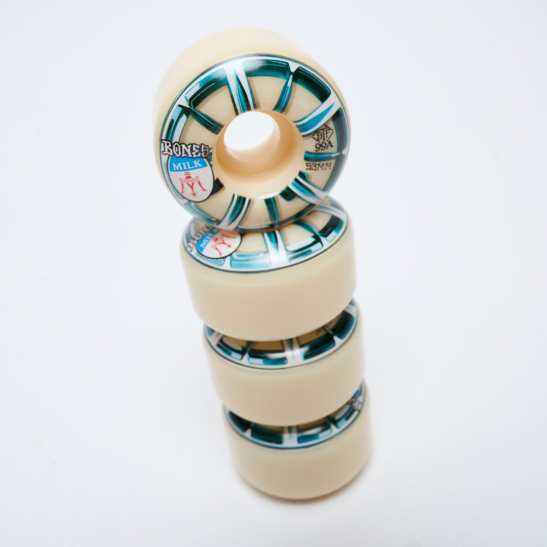 Bones Wheels x MILK - fast and furious V4 99a Wide STF Wheels 53mm